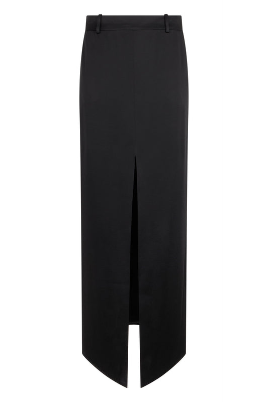 Tom Ford Crepe envers satin tailored skirt