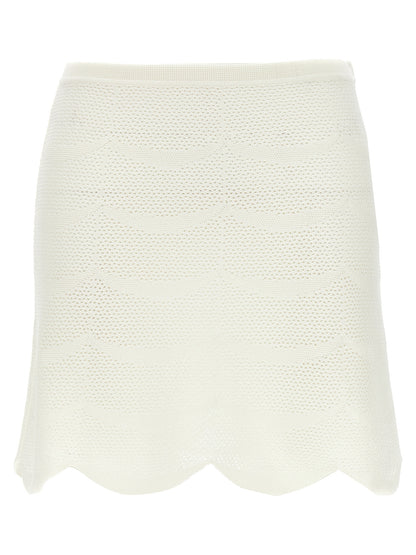 Crochet mini skirt Skirts