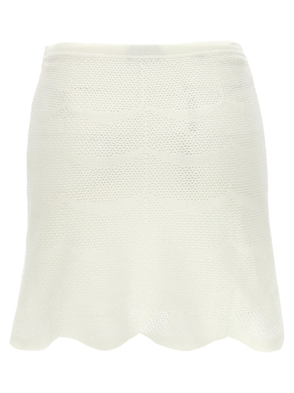 Crochet mini skirt Skirts