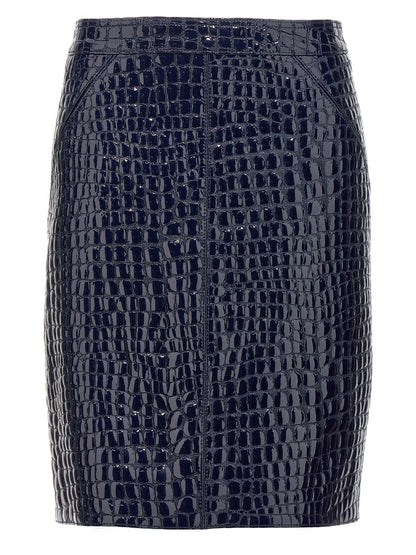 Croc print skirt Skirts