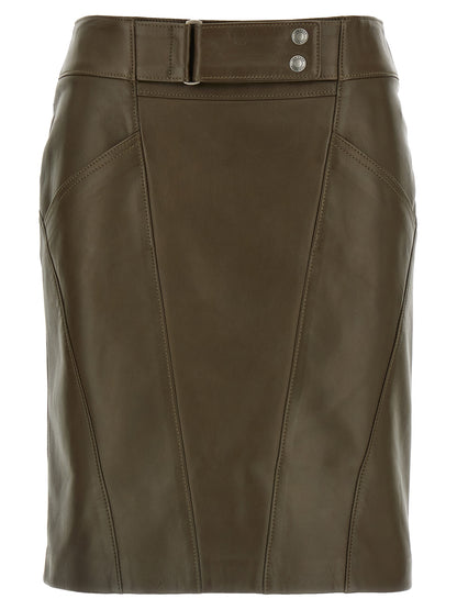 Nappa skirt Skirts