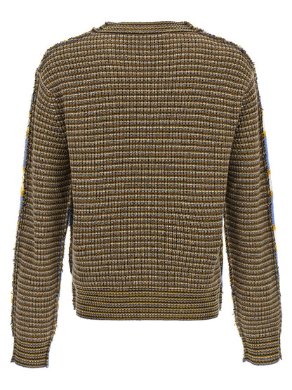 Contrast back sweater Sweater, cardigans