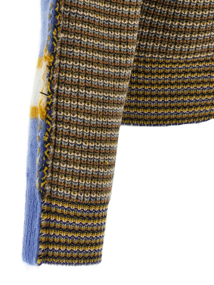 Contrast back sweater Sweater, cardigans