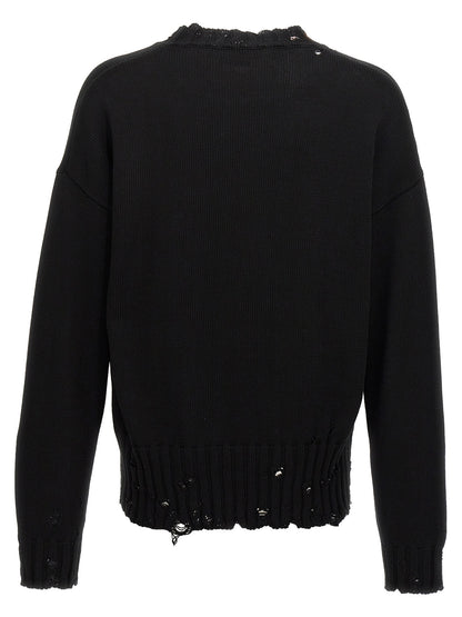 Destroyed effect sweater Sweater, cardigans