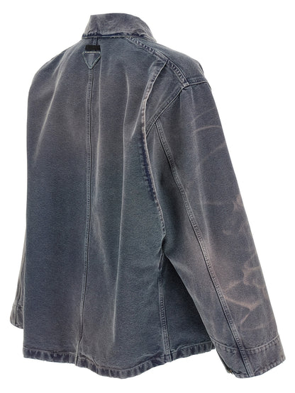 Blouson canvas distressed Piumini, Parka, Giacche casual