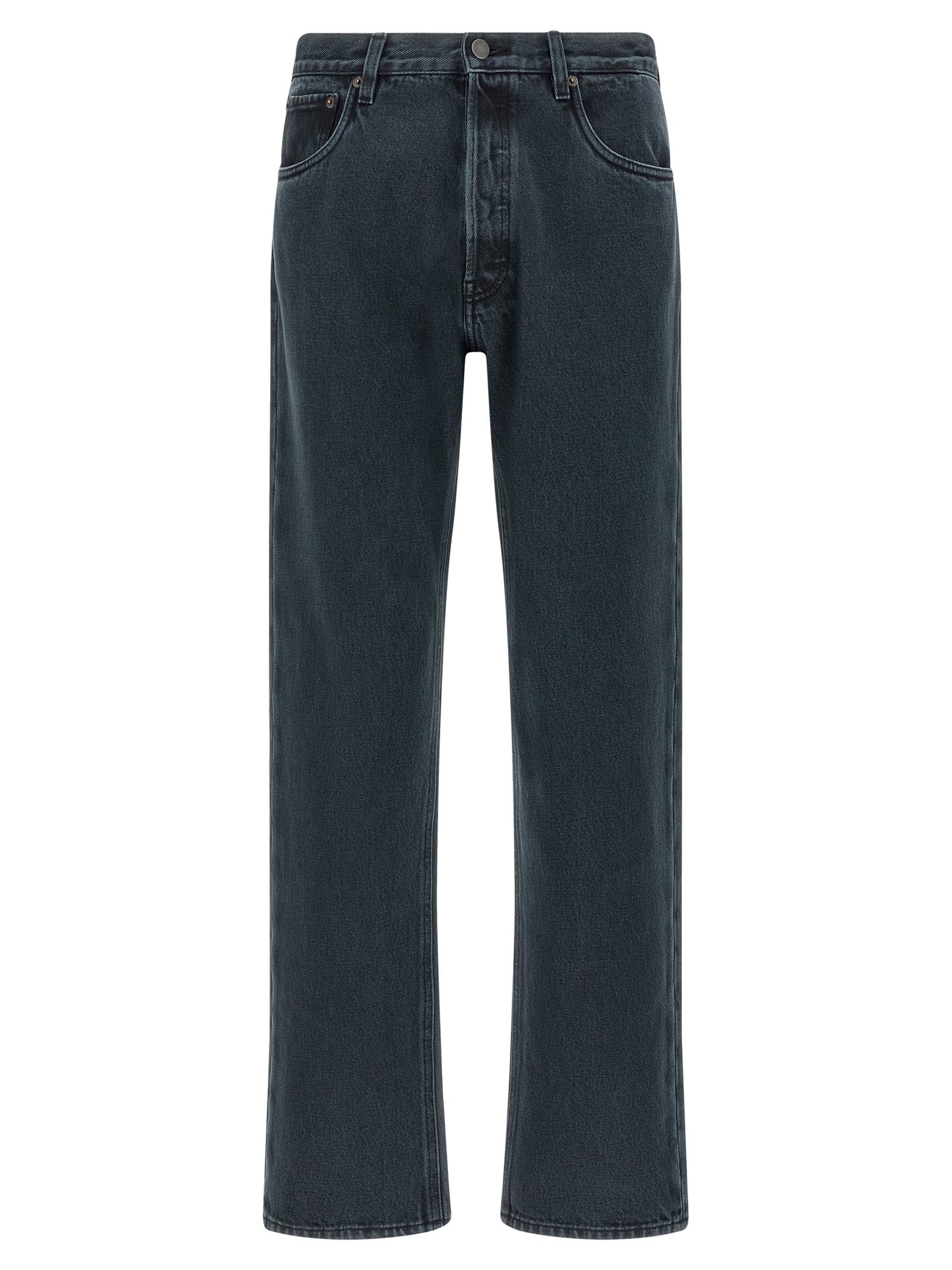 'over-dyed' cotton jeans Jeans