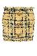Balmain Buttoned glittered tweed mini skirt