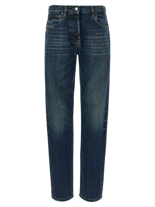 Trompe l'oeil heart jeans Jeans
