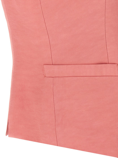 Linen viscose vest Gilet