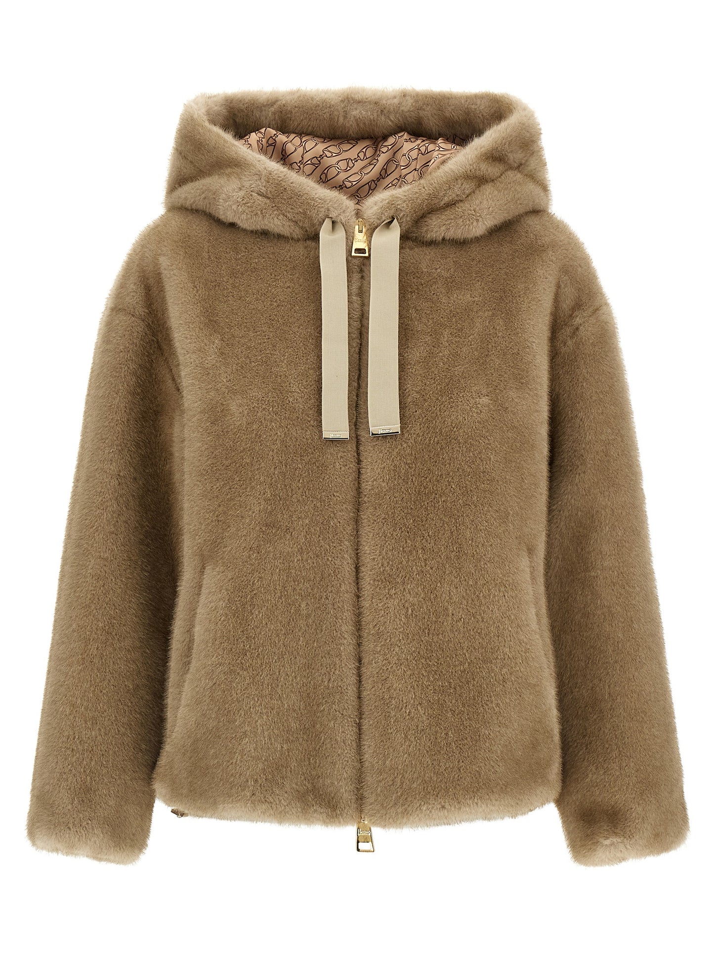 Eco fur hooded Fur