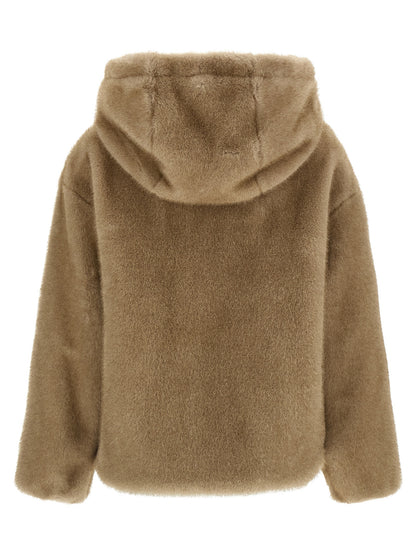 Eco fur hooded Fur