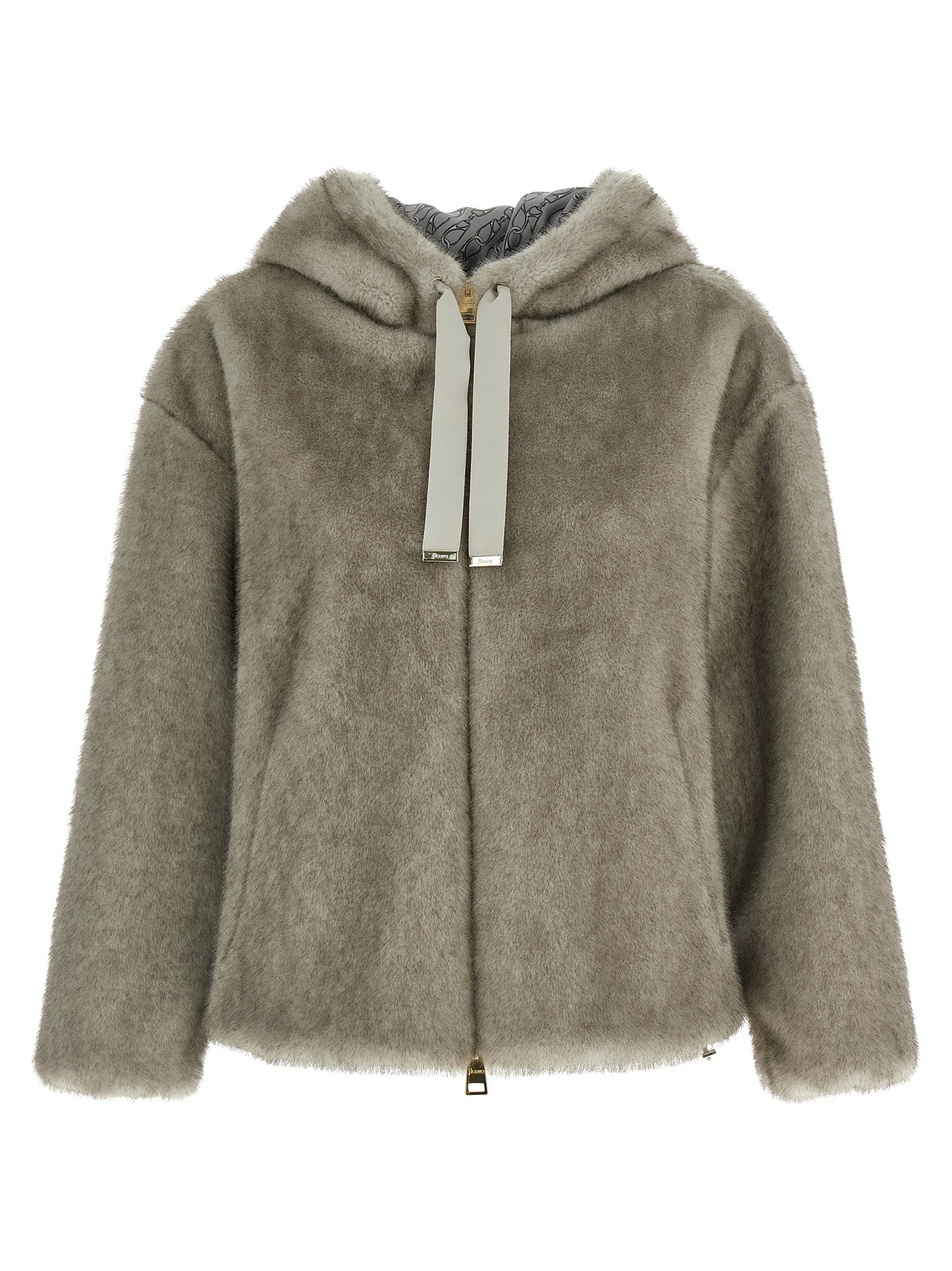 Eco fur hooded Fur
