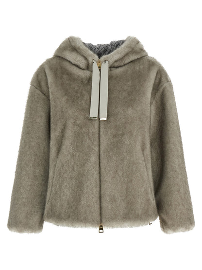 Eco fur hooded Fur