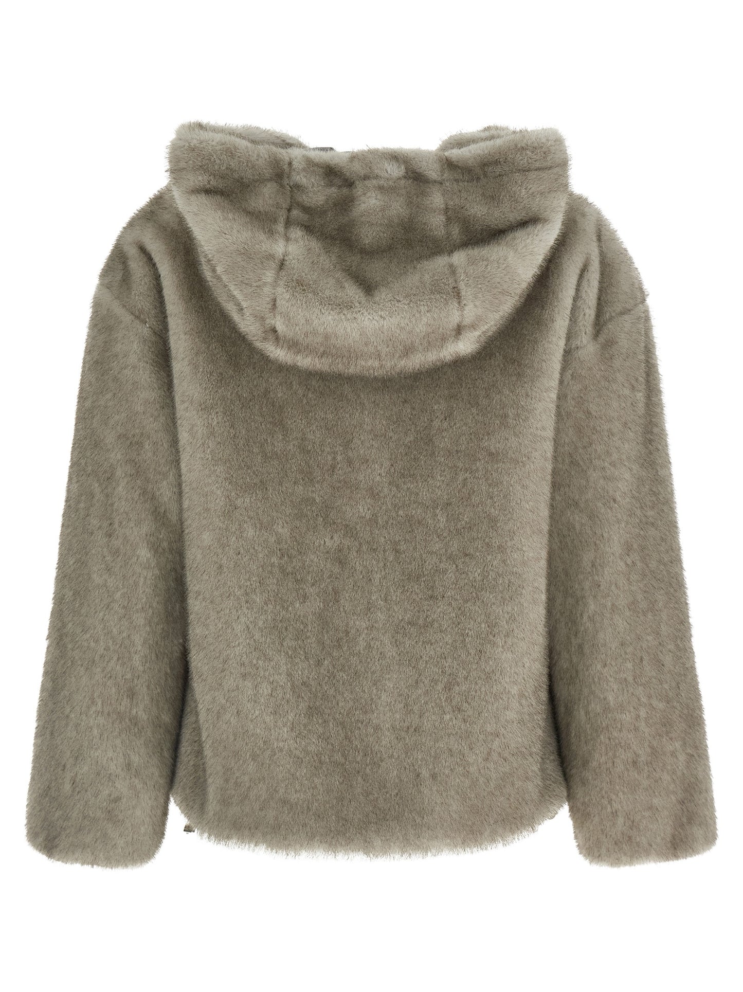 Eco fur hooded Fur