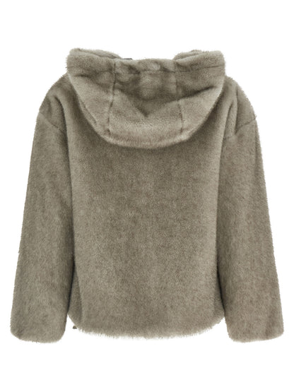 Eco fur hooded Fur