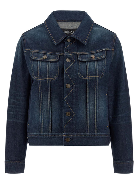 Japanese denim jacket Down jacket, Parka, Casual jackets