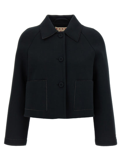 Jersey jacket Down jacket, Parka, Casual jackets