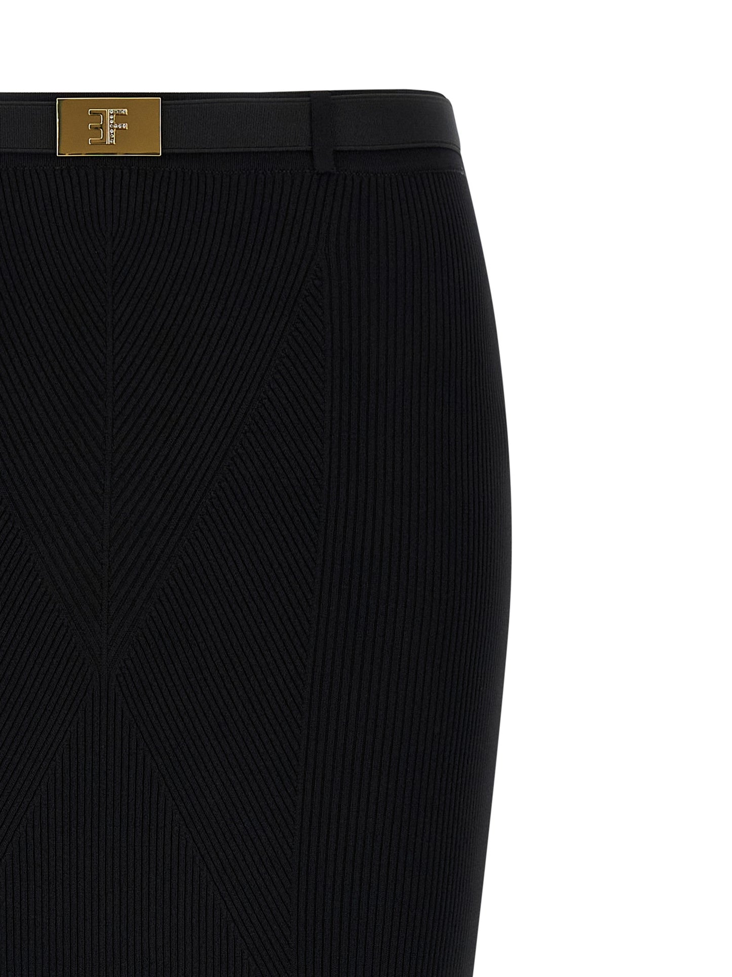 Ribbed knit skirt Skirts