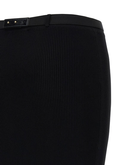 Ribbed knit skirt Skirts