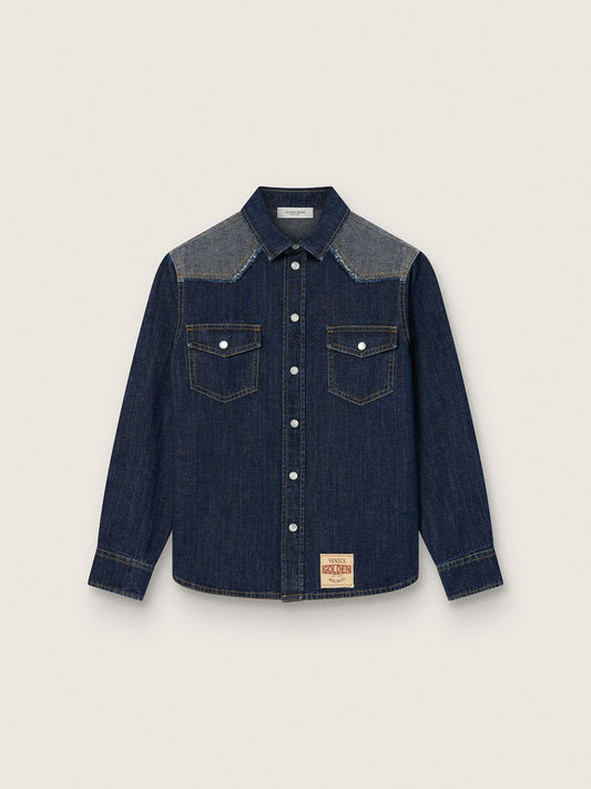 Golden Goose Kids Journey unisex regular shirt washed blend