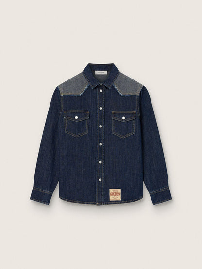Golden Goose Kids Journey unisex regular shirt washed blend