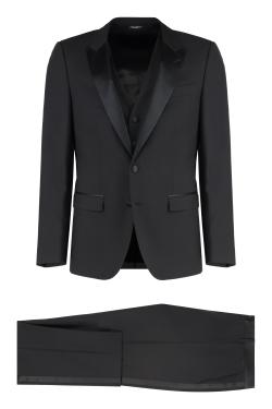 Dolce & Gabbana Stretch wool Three-pieces suit