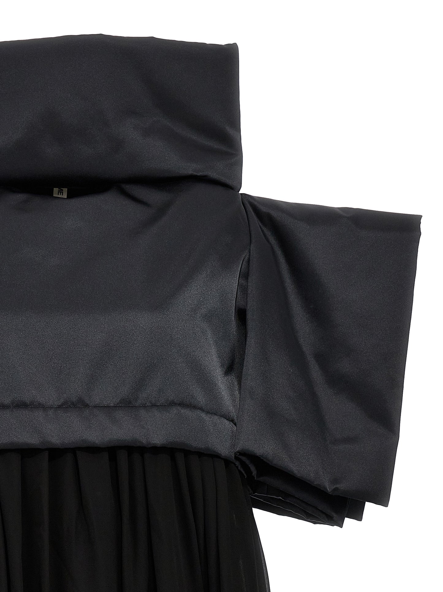 Two-material dress Dresses