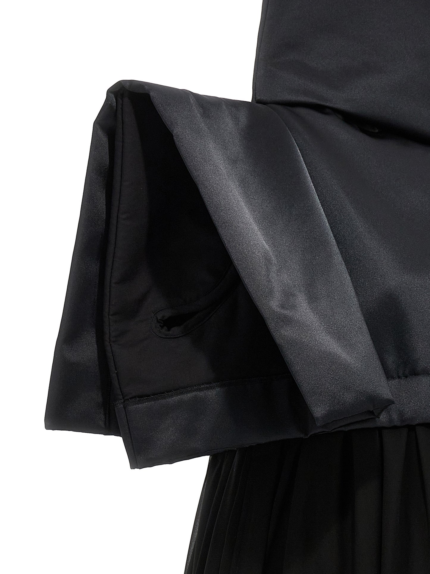 Two-material dress Dresses