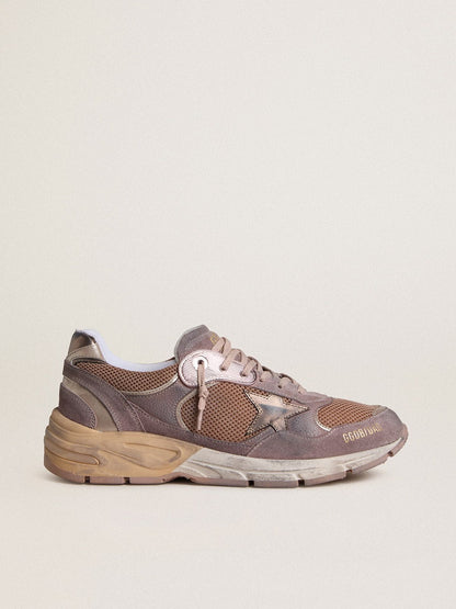 Golden Goose Deluxe Brand Running dad suede and mes