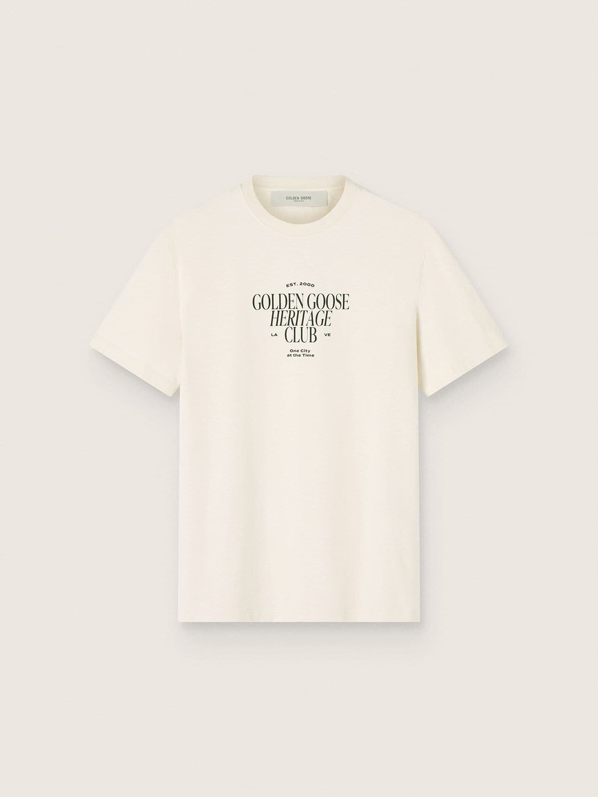 Golden Goose Deluxe Brand Journey m's t-shirt regular gauze cotton