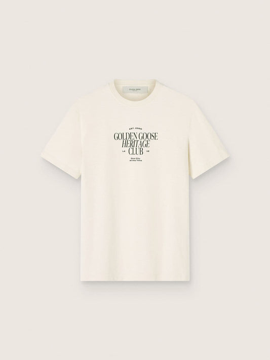 Golden Goose Deluxe Brand Journey m's t-shirt regular gauze cotton