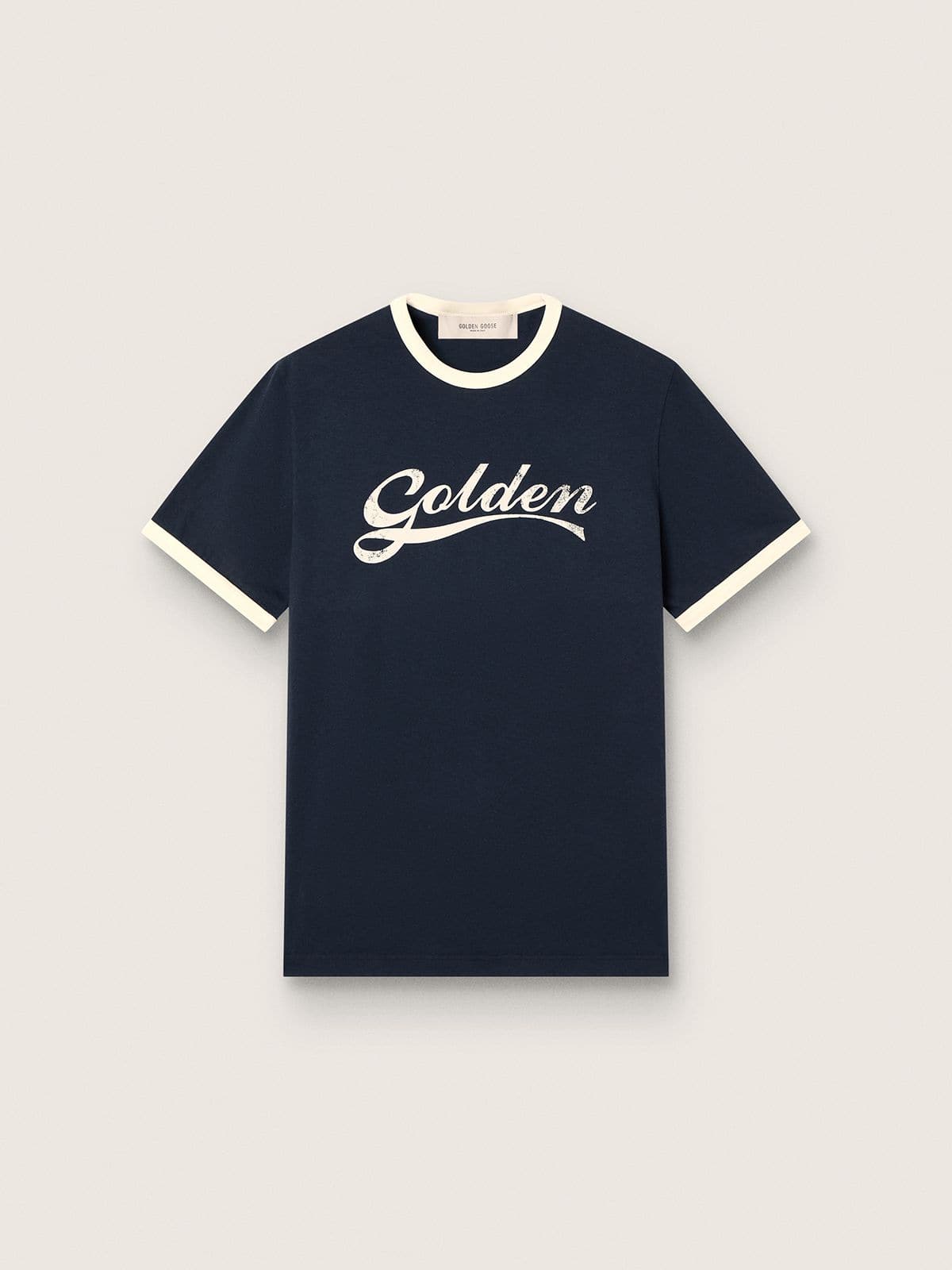 Golden Goose Deluxe Brand Journey m's garment dyed slim t-shirt knitted