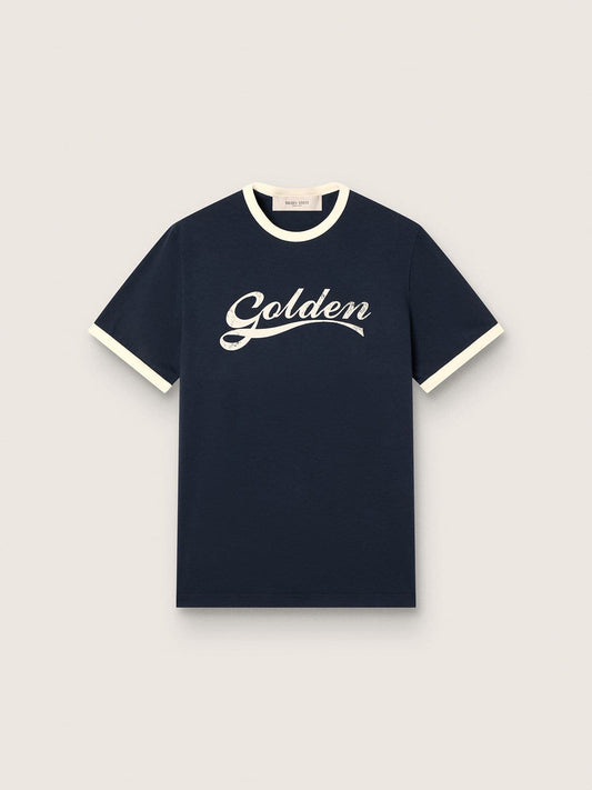 Golden Goose Deluxe Brand Journey m's garment dyed slim t-shirt knitted