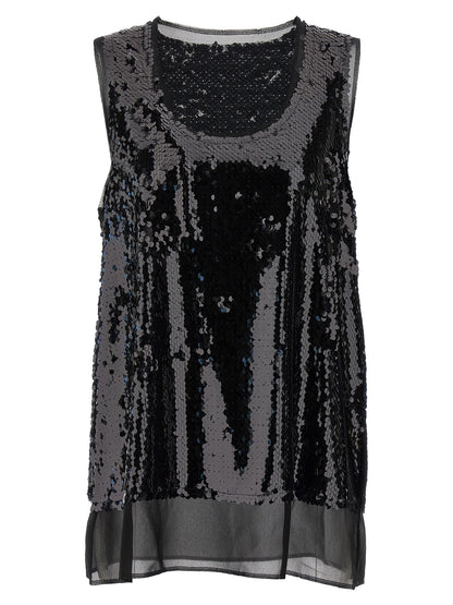 Sequin top Tops