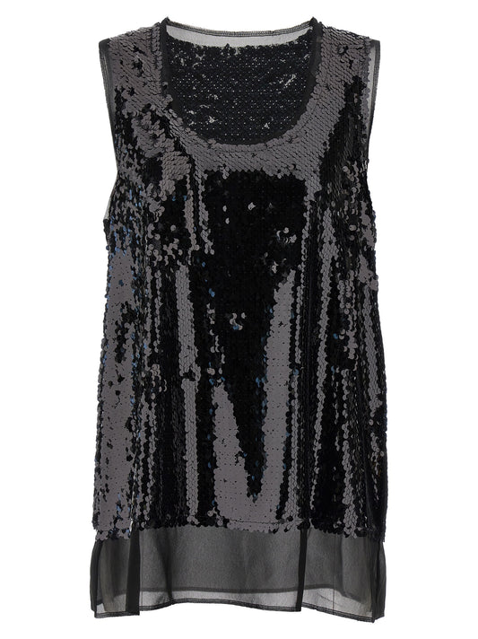 Sequin top Tops