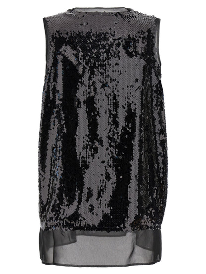 Sequin top Tops