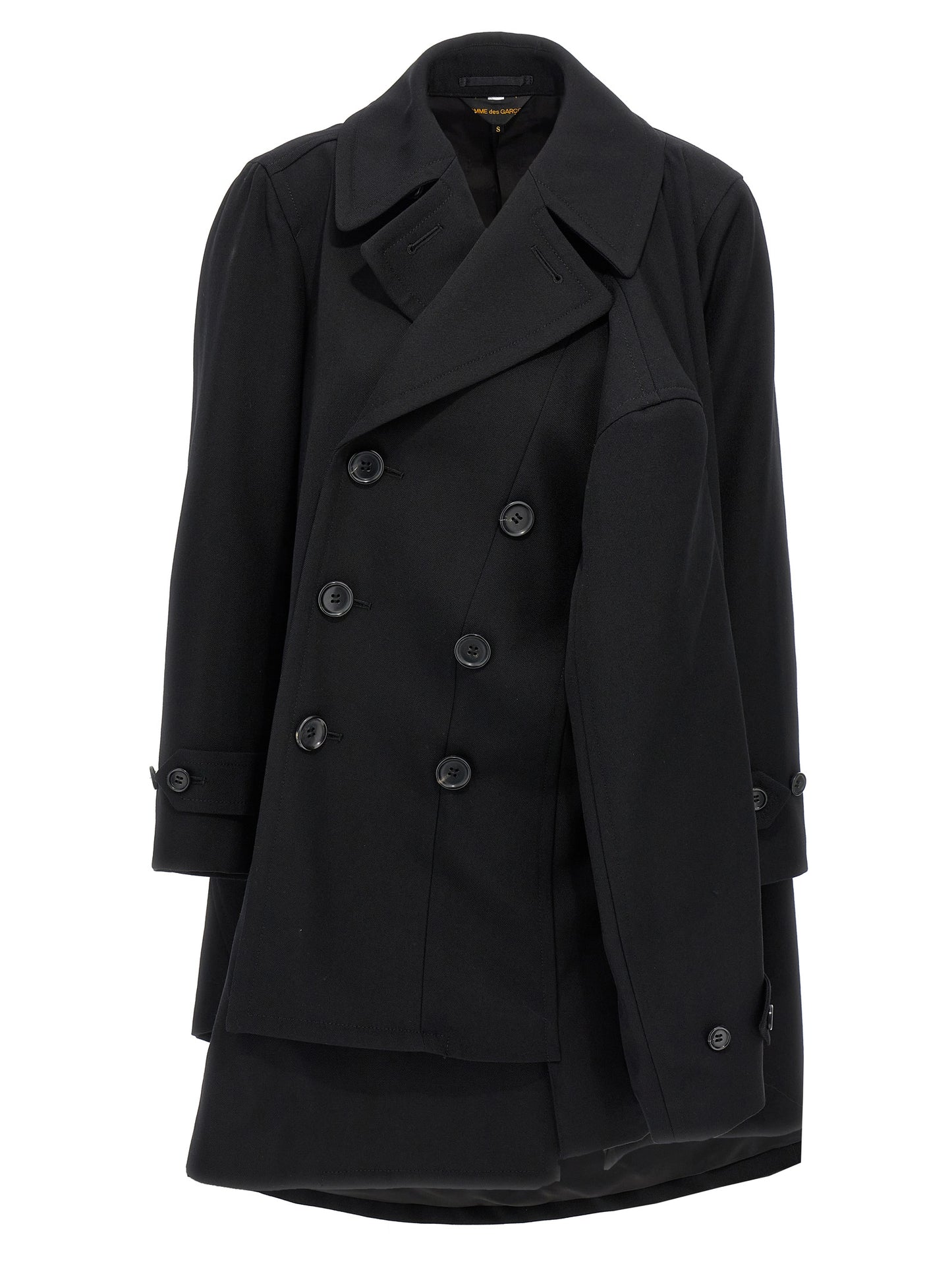 Double-breasted coat 4 sleeves Coats, trench coats