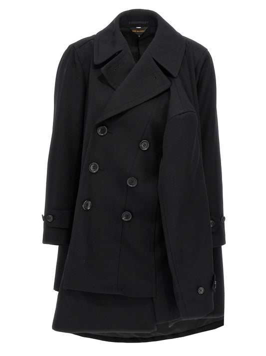 Double-breasted coat 4 sleeves Coats, trench coats