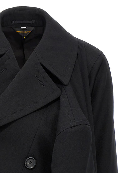 Double-breasted coat 4 sleeves Coats, trench coats