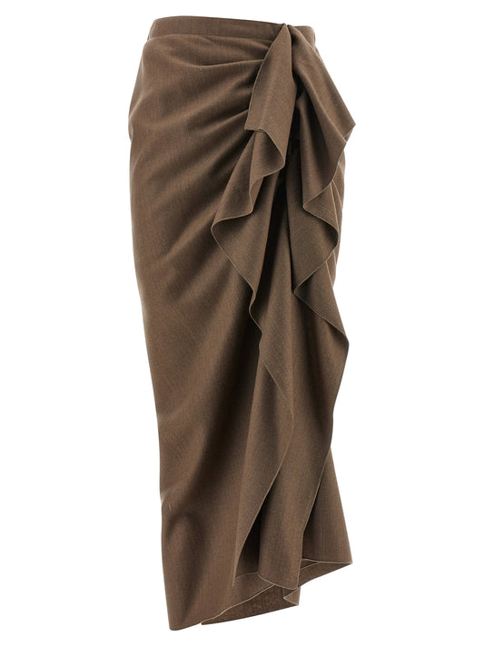 Pinstripe skirt Skirts