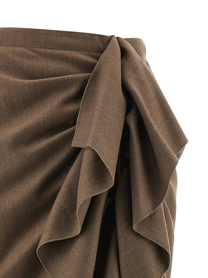 Pinstripe skirt Skirts