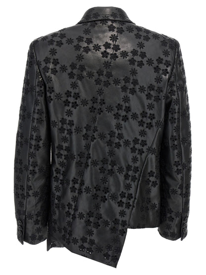 Embroidery single-breasted blazer Blazer, suits