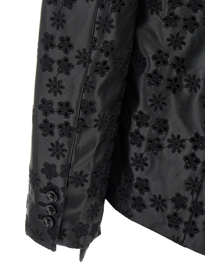 Embroidery single-breasted blazer Blazer, suits