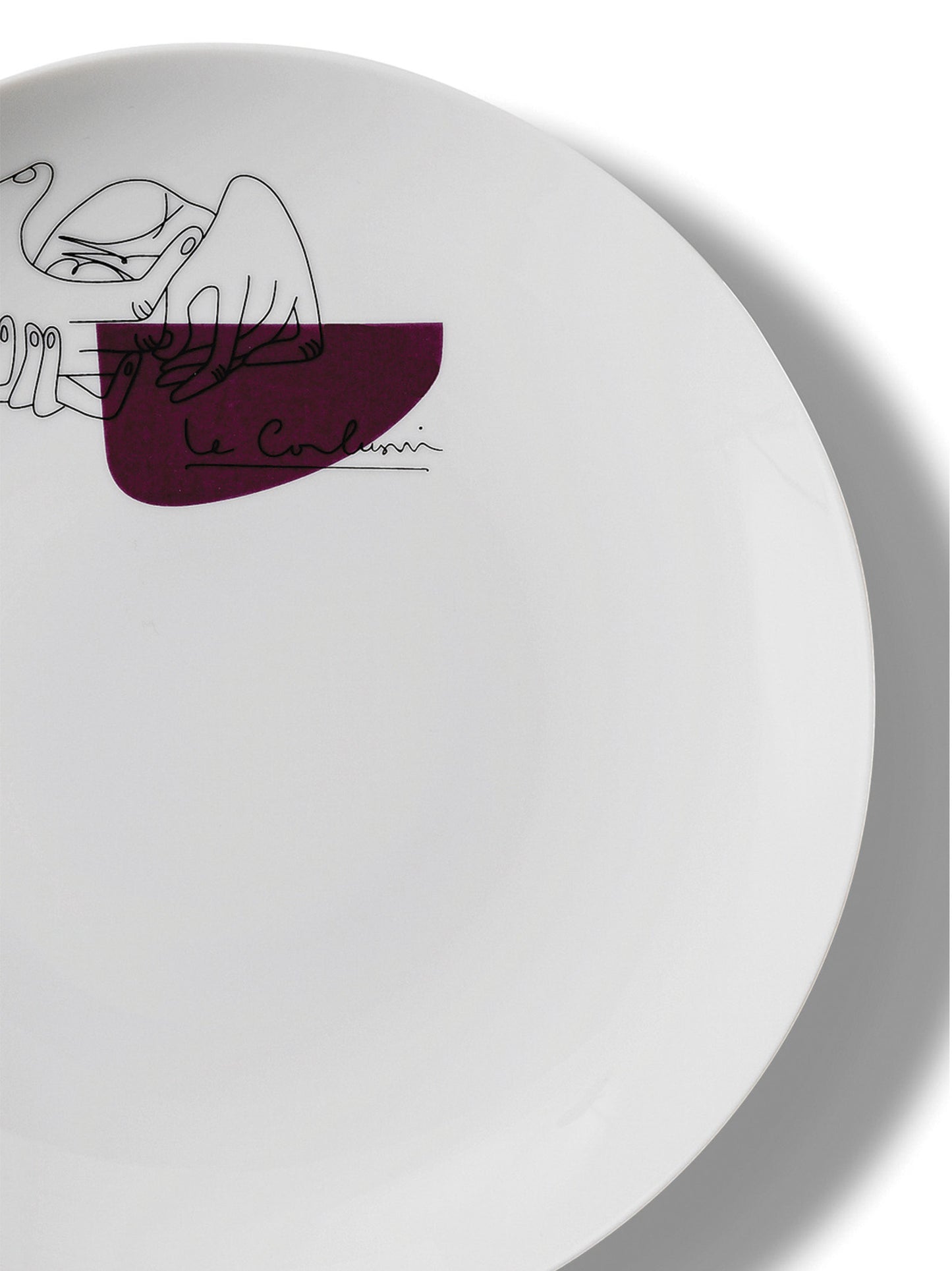 'Service Prunier' two soup plate set ⌀ 21 cm Plates