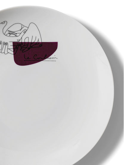 'Service Prunier' two soup plate set ⌀ 21 cm Plates