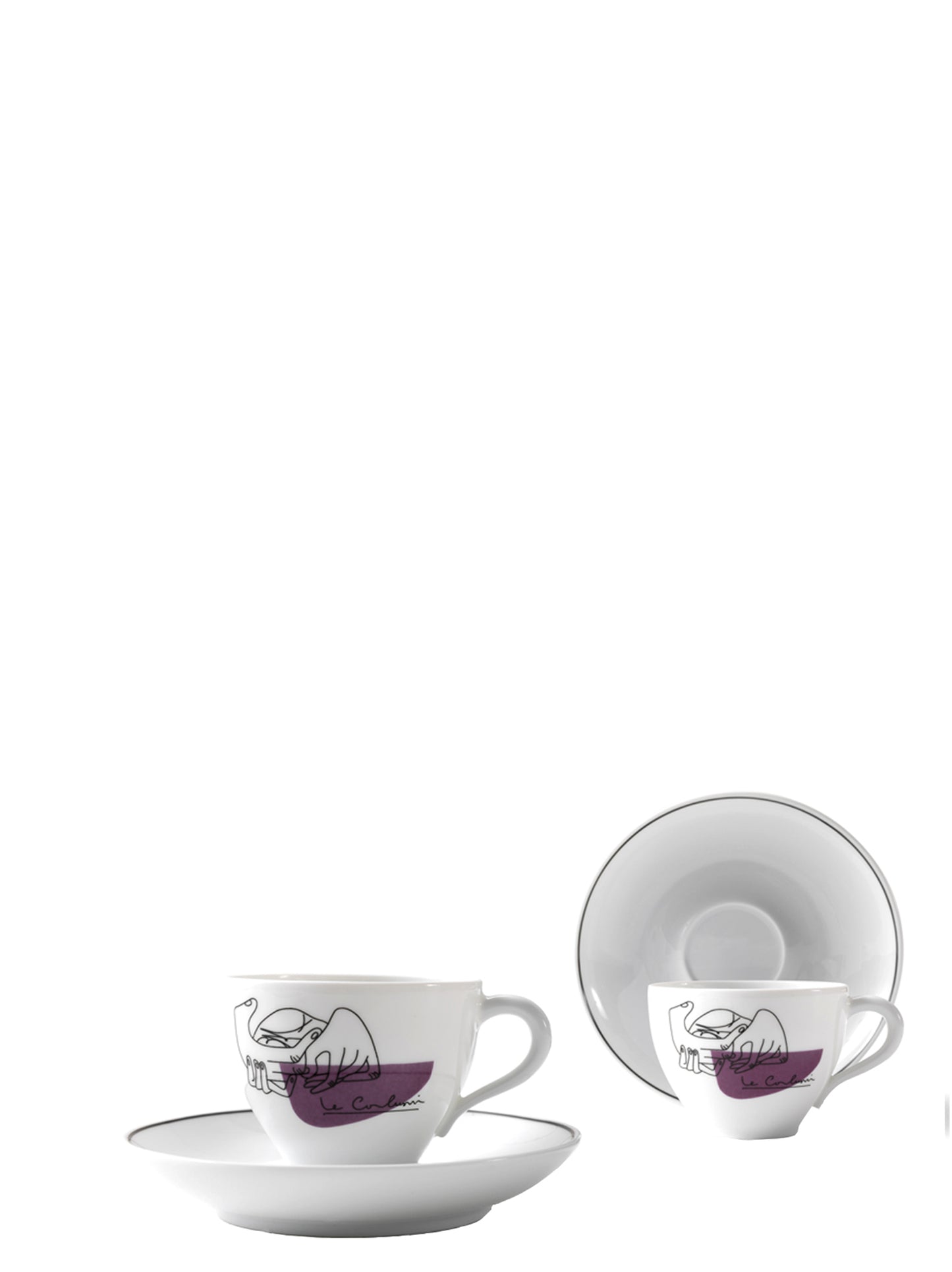'Service Prunier’ coffee set for two Tea and coffee