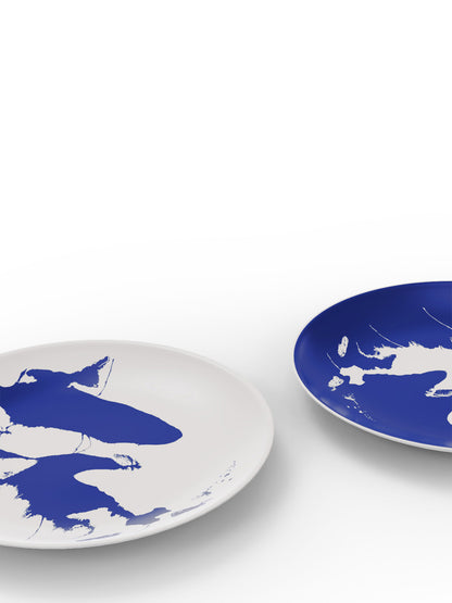 'Le Monde de Charlotte Perriand Neige' 2 service plate set ⌀ 33 cm Plates