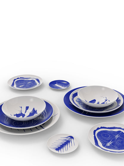 'Le Monde de Charlotte Perriand Neige' 2 soup plate set ⌀ 20 cm Plates