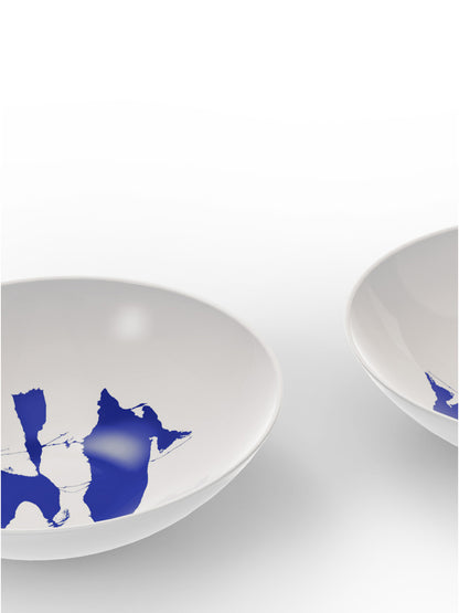 'Le Monde de Charlotte Perriand Neige' 2 soup plate set ⌀ 20 cm Plates