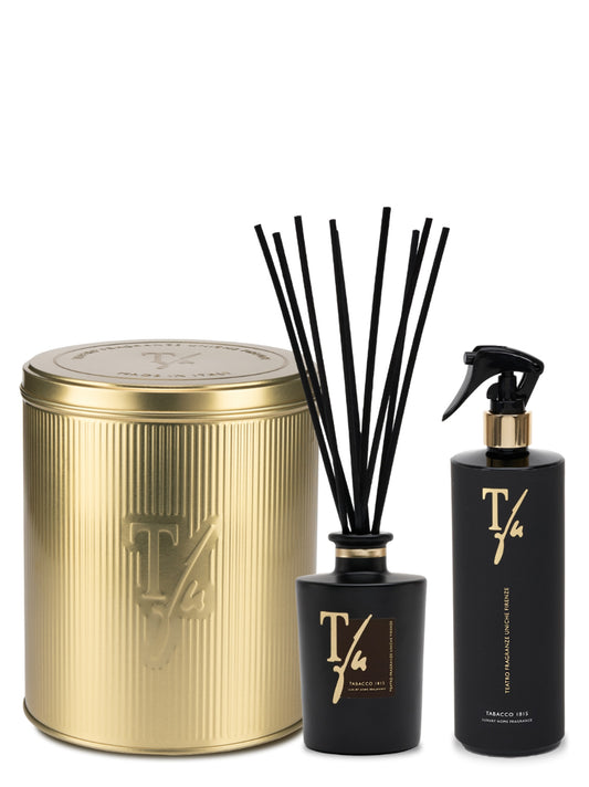 'Gold Tin Box Tabacco 1815' gift box Room diffusers